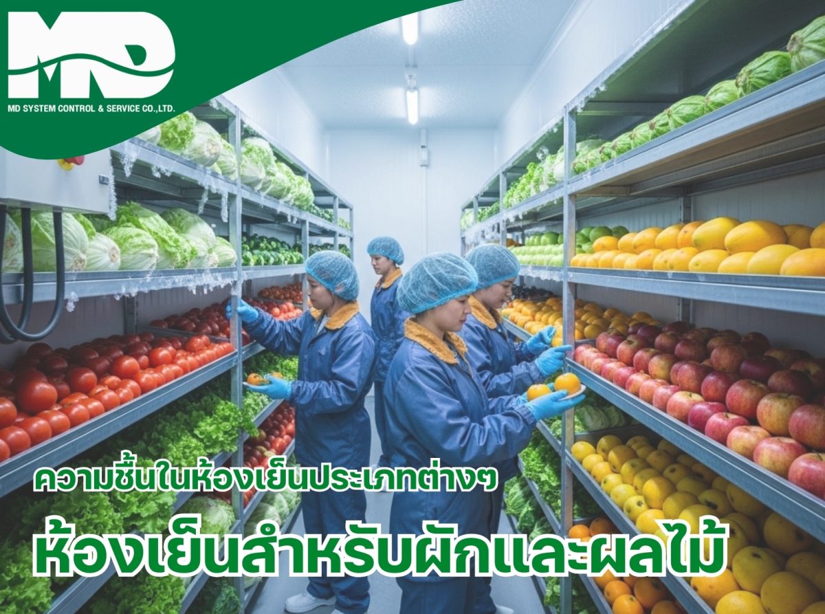 การจัดการความชื้นในห้องเย็นสำหรับผักและผลไม้สด​